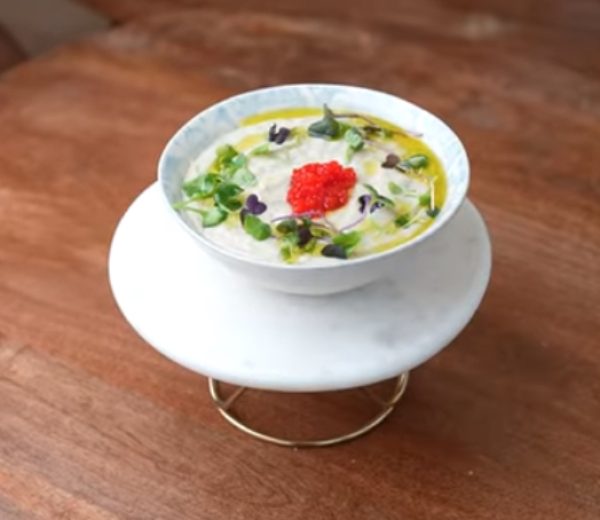 Patatas cremosas con trufa