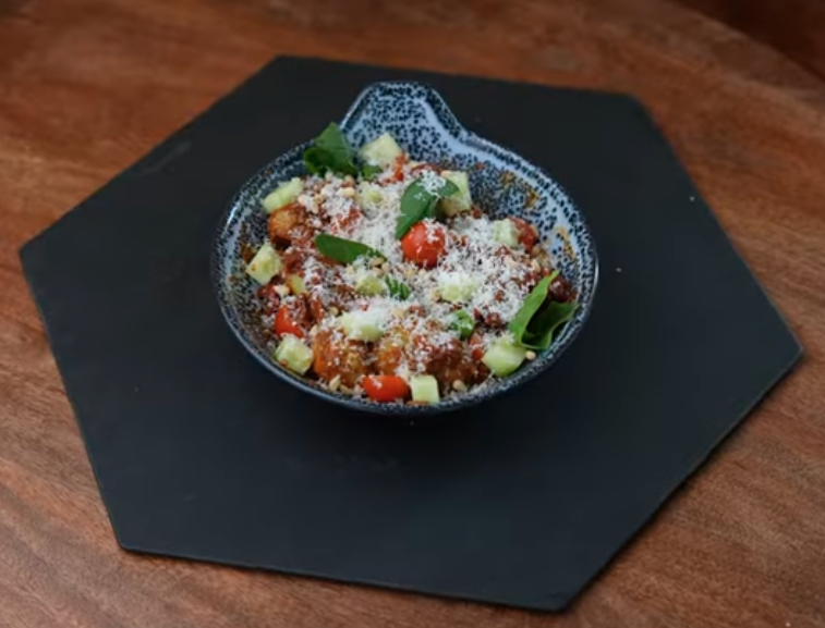 Ensalada de Patata y Pesto Rojo