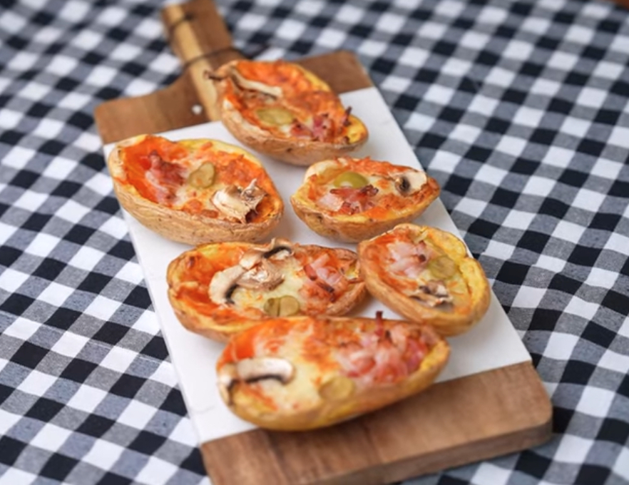 Mini Pizzas de Patata 4 estaciones